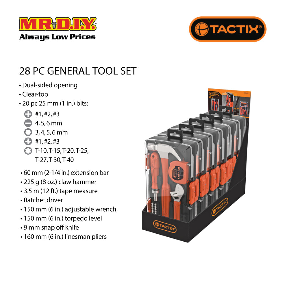 TACTIX General Tool Set (28 pieces)